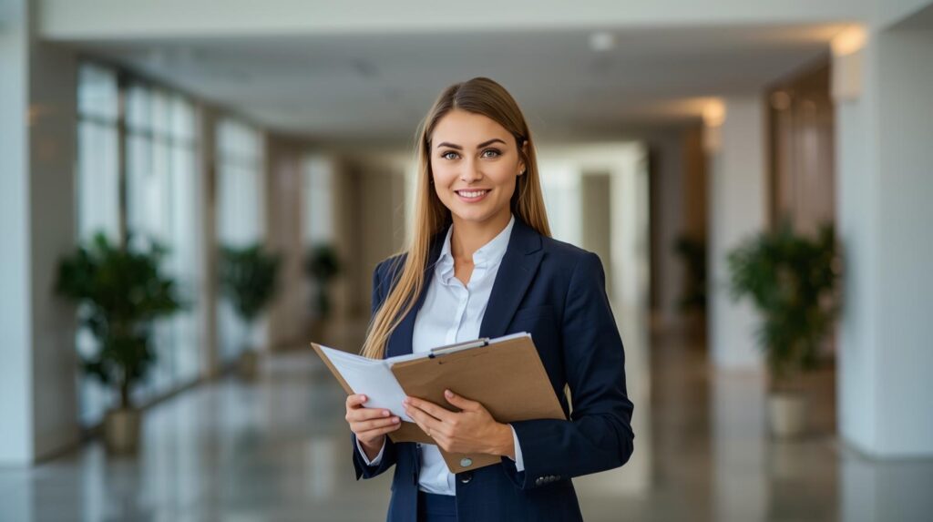 property manager completing turnover documentation after building inspection and engineering services