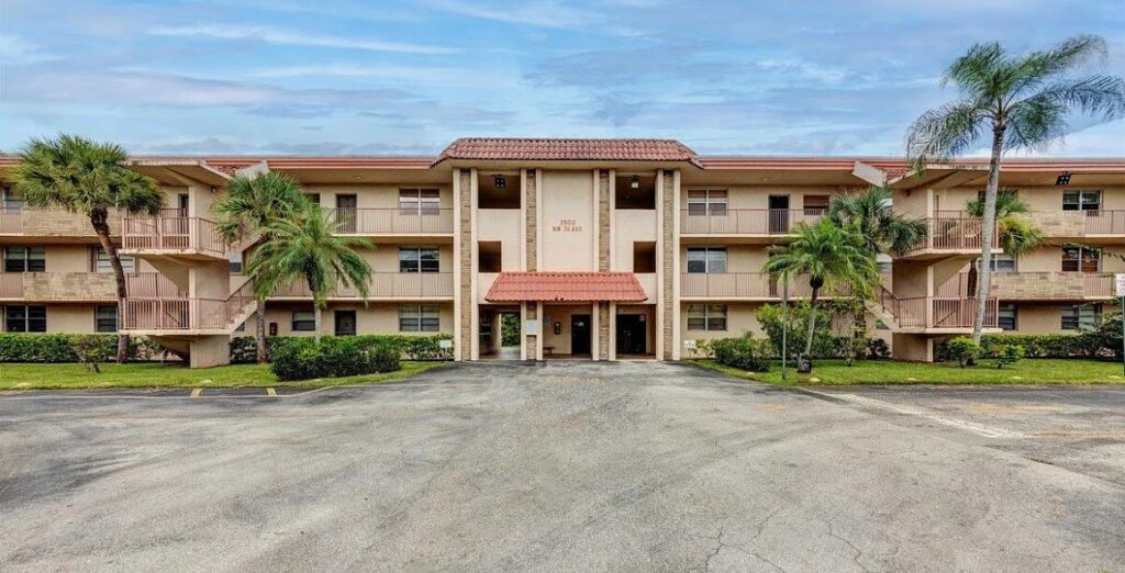 Water Bridge West condominium building for structural inspection and milestone recertification in Florida