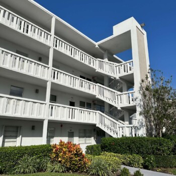 Ellesmere A condo exterior and stair structure reviewed for recertification and structural integrity inspection services