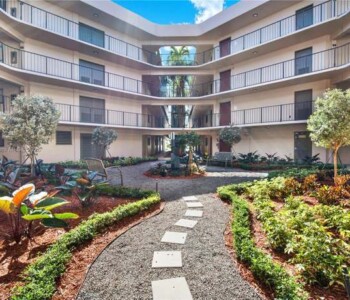 Horizons West Building 2 courtyard area assessed during building condition survey and structural inspection services